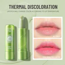 Natural Aloe Temperature Change Color Lip Balm Long Lasting Moistourizing Lip Makeup 2.8g/Piece - Nha đam - Xem 2