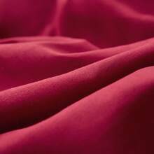 1pc Ruffled Soft Brushed Bed Skirt (Pillow Case Not Included) - Burgundy - View 5