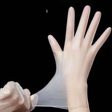 2/20/50/100pcs Disposable Gloves, Vinyl Gloves, Transparent PVC, Latex-Free, Powder-Free, Waterproof And Oil-Proof, Flexible,Suitable For Food Handling, Daily Cleaning, Living Room,Kitchen,"To Prevent Damage During Shipping, We've Switched From Boxes To Bags. Please Rest Assured That The Gloves Inside Are Of The Same High Quality." - Multiple Styles - View 2