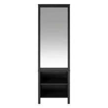 Ameriwood Home Wimberly Wardrobe With Mirror, Black Oak - Sồi đen - Xem 7