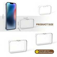 12pcs Transparent Plastic Boxes With Lids And 1 Large Box, Comes With 32pcs Colorful Label Stickers, For Beads, Jewelry Making, Crafts, Hardware, Fishing Tackle, Small Parts, Office Cable Organizer, Home Miscellaneous Items, DIY Bead Color Sorting Storage Boxes, Organizer Containers - Multicolor - View 2