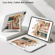 3+Y折叠防弯折亚克力水晶保护套，彩绘效果，兼容华为Matepad、苹果平板电脑，适合返校季、情人节等场合，也兼容三星Galaxy Tab A9 Plus/A11/A11 PLUS等型号。 - 彩色 - 查看 8