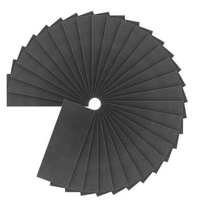 30 - Sheet 220 Grit Wet Dry Sandpaper, 9x 3 - 2/3 Inch Sand Paper Silicon Carbide Abrasive Sanding Sheets Woodworking, Automotive And Projects