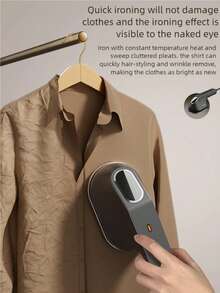 OBOVAY 2-In-1 Handheld Garment Steamer, Portable Clothes Steam Iron - Color Random - View 4