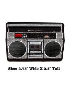 1PC Tape Cassette Patch NuMetal Music Rock Embroidered Iron On - Multicolor - View 13