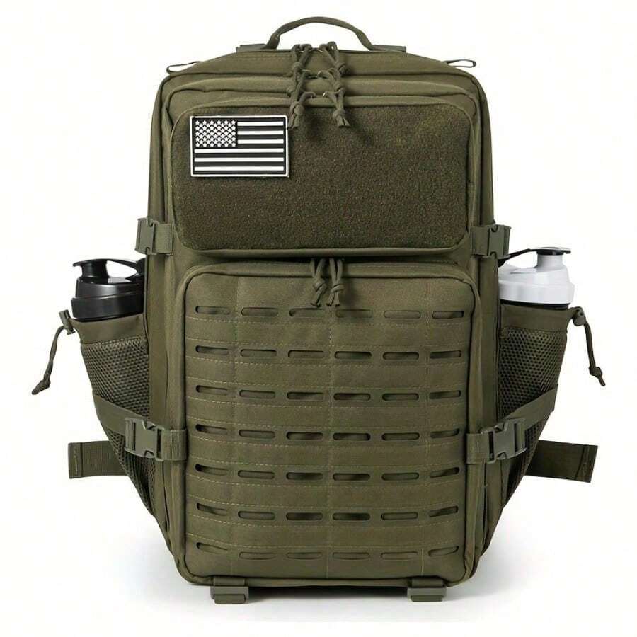 11.89gal Waterproof Pack Rucksack 3 Day Bug Out Bag, Includes Two Flags And Two Carabiner - Multicolor - View 1