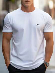 Everest Basic Men's T-Shirt - Blanco - Ver 2