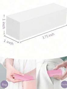 20pcs Nail Buffing Blocks, Medium/Fine Grit 100/180 Grit Polishing Blocks, Suitable For Acrylic Nails, Gel Nail Polish Nails, 3-In-1 Professional Pedicure Manicure Polishing Set, Nail Art Supplies, Nail Tools, Nail Art Tools, Back To School Season, Manicure, Nail Tools - White - View 7