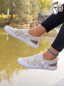 Women's Fashion Water Shoes - Quick Drying, Lightweight, Suitable For Beach, Boating, Surfing, Pool Party - Beige - View 6