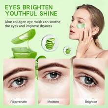 60片眼部凝胶贴，有效改善黑眼圈、皱纹、眼袋，保湿抗衰老，减少细纹，适合女性使用。 - 彩色 - 查看 4