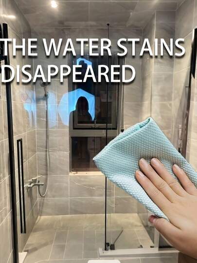 10pcs Reusable Magical Cleaning Cloth, Effectively Cleans Kitchen, Mirrors, Glass, Dishes, Screens And Car Windows, Convenient For Long-Term Cleaning, Essential Cleaning Supplies And Tools, Random Color.