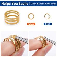 KLONKEE 5件套迷你粉色珠宝钳工具套装，包括尖嘴钳、斜口钳和长嘴钳，适合女性珠宝制作、维修和工艺制作。 - 彩色 - 查看 6