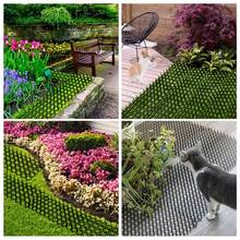 6pcs Garden Anti-Cat Spike Mats, Plastic Deterrent Spikes To Protect Plants From Cats And Dogs Digging - Multicolor - View 3