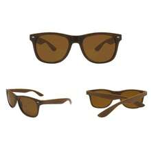 1 pieza Gafas de moda hechas de material de grano de café - Marrón - Ver 6