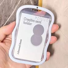 3 Inch Photocard Holder Cloud Shape Idol Protective Case Transparent Photo Card Holder Pendant Keychain - Card Holder + Pendant + Lanyard - View 4