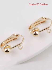 Clip-On Earring Converter With Easy Open Loop For DIY Earring And Turn Any Studs Or Pierced Into Clip On - Multicolor - View 10