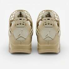 Jordan 4 Retro Net Rattan (Women's) - White - View 4
