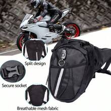 Bolsas de cintura de nailon, bolsas de pierna, riñonera, estilo de cinturón de caída divertido para motocicleta - Multicolor - Ver 3