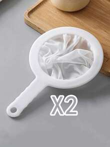 Passoire multifonction à haute densité, filtre à lait de soja, bouchon de filtre à jus, sac filtre à lait de soja pour aliments, séparateur de jus à mailles fines pour la maison, sac filtre à cuillère de drainage de cuisine - Voir 11
