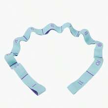 1条瑜伽阻力带，无背肩部健身器材，分段编号拉伸带 - 彩色 - 查看 9