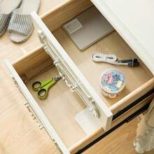 1卷，11.81英寸 x 39.37英寸透明白色防滑抽屉垫，厨房防油保护垫，适用于橱柜、抽屉和鞋柜，可用作防滑抽屉垫、厨房抽屉垫、现代抽屉垫，外观简洁美观，易于清洁，防滑表面，保护垫，防滑垫，适合厨房爱好者和公寓生活。 - 查看 4