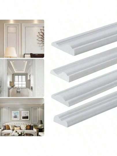 Benzi decorative autoadezive, Benzi decorative turnate din TPE, Decor elegant de perete, Benzi flexibile și pliabile, Decor de casă în stil european, Role decorative pentru podea, Benzi decorative de perete ușor de instalat, Margini de dulap