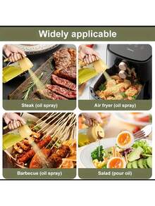 2-In-1 Glass Oil Dropper And Sprayer With Spray And Pour Functions, A Kitchen Essential For Grilling, Frying, Air Frying, And Outdoor Picnics, Allowing For Precise Control Of Oil Volume - 查看 3