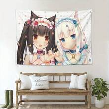 1PC N-Nekopara 抽象壁挂，适用于走廊或楼梯 - 增强过渡区域的深度和层次感。 - A - 查看 3