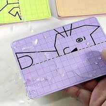 20 Patterns Cute Cartoon Lattice Symmetrical Drawing Graphics Puzzle Toys, Fine Writing Skill, Concentration Train Tracing Painting Cards, Children Teaching Aids Wipe Pen Control Toy -Winter, New Year - Multicolor - View 3