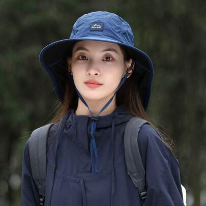 户外防紫外线遮阳帽，颈部遮挡，男女通用夏季钓鱼帽，露营徒步帽