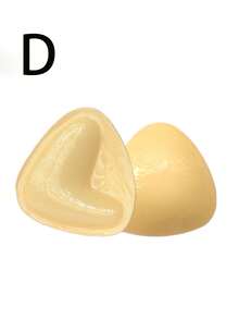 Miếng độn ngực hai mặt, miếng độn ngực nâng ngực, miếng độn ngực tự dính, miếng dán ngực hình tam giác bằng silicon thoáng khí, miếng độn ngực dày dặn có thể tái sử dụng dành cho nữ, dùng cho áo ngực thể thao không dây, bikini, đồ bơi, miếng dán ngực, miếng dán ngực màu trắng tuyết, trang phục hóa trang. - Nhiều màu - Xem 15