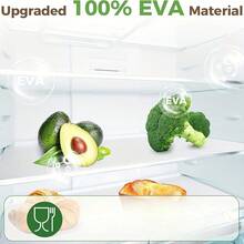 1卷，11.81英寸 x 39.37英寸透明白色防滑抽屉垫，厨房防油保护垫，适用于橱柜、抽屉和鞋柜，可用作防滑抽屉垫、厨房抽屉垫、现代抽屉垫，外观简洁美观，易于清洁，防滑表面，保护垫，防滑垫，适合厨房爱好者和公寓生活。 - 查看 6