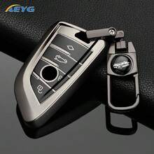 Metallic Gray Fashion TPU Car Remote Key Case Cover Shell Fob For BMW X1 X3 X5 X6 X7 1 3 5 6 7 Series G20 G30 G11 F15 F16 G01 G02 F48 Keyless - BMW B Model - View 1