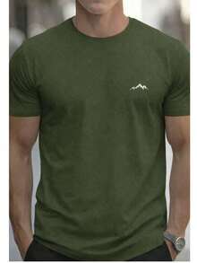 Everest Basic Men's T-Shirt - Green - View 1