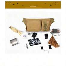 Bolso de hombro para hombre, bolsa para teléfono móvil, bolsa de cintura antirrobo para ciclismo y senderismo - Multicolor - Ver 9