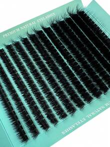 280pcs/210pcs/196pcs/140pcs Faux Mink Eyelashes 200D/160D/120D/100D/80D/60D 8D Luxury Fluffy DIY Cluster Lashes - 8-20mm Mixed Length Eyelash Extension 0.07mm Russian D Curl Thick And Reusable Dramatic Lashes, Beginner Friendly For Daily, Party, Stage, Night Out, Ideal Gift For Mother's Day, Easter, Valentine's Day, Music Festival, Christmas, Christmas Eve, Thanksgiving - D - 查看 11