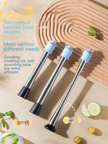 Stainless Steel Crushed Ice Cream Mixing Palette (Random Color) - View 7