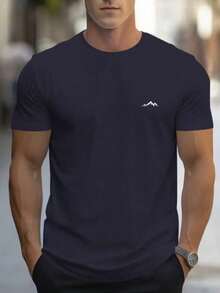 Everest Basic Men's T-Shirt - Màu xanh hải quân - Xem 3