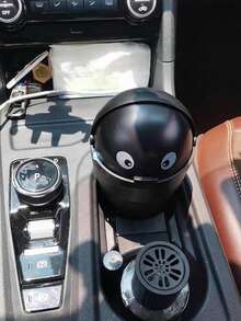 Car Trash Can, Ashtray, Portable Trash Can Cup-Shaped Cute Trash Collection Bin - Garbage Can - View 2