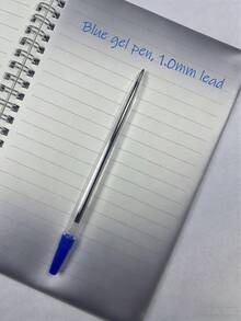 10支/50支装圆珠笔，红色、黑色、蓝色，书写用品，学生用品，油性圆珠笔，适合办公书写，返校文具，学校用品 - 彩色 - 查看 4