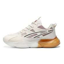 Giày thể thao nam casual, giày tối giản nhẹ, đế dày đa năng. - Trắng nâu - Xem 16