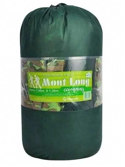 Colchonete Casal Camping F.A. Colchões 190x130cm Camuflado Tnt