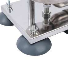 SENDERPICK 3L Commercial Sausage Stuffer Meat Filler Machine Stainless Steel+ Filling Tubes - Silver - View 7