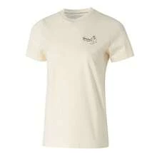 Skechers 女士针织圆领短袖T恤 P225W302-00NA - 杏仁色 - 查看 1