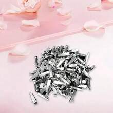 80pcs Sliver Metal Small Alligator Hair Clips Alligator Clips For Crafts Mini Alligator Clips For Hair Accessories And Diy Supplies - Bạc - Xem 7