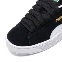 Puma Giày thể thao unisex bằng da lộn cỡ XL, thoải mái và nhẹ, Mã sản phẩm: 395205-02 - Đen-Puma Trắng - Xem 4
