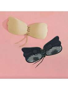 Invisible Bras With A Handle Shape. Strapless Silicone Bra Cups With A Subtle Effect. - Multicolor - View 4