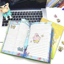SpongeBob SquarePants 1pc New Arrival Cute  Hard Cover Notebook A5 Full Color Inner Pages Cartoon Stationery For Students - Multicolor - View 4