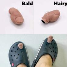 7pcs Creative Thumb Shaped Beach Sandal Charms, Funny Fake Toe Hole Shoe Accessories, Quirky DIY Detachable Slipper Decorations, Interesting Toe Shoe Ornament Set, Creative Clog, Bubble Slippers, Sandals Toe Decor, Easy To Install Party Gifts,Shoe Rack,Storage Saver,Outdoor,Garden,Travel Essential,Portable,Beach Essential,Graduation Season,Commencement,Graduation Ceremony,Graduation Gift,Graduation Present,Graduation Gift,Graduation Present,Congrats Grad,Congratulations Graduate,Valedictorian,Finish School,Graduation Party - View 7