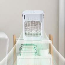 Ventilatori portatili - Serbatoio acqua da 700 ml, 7 colori luce - Visualizzare 1